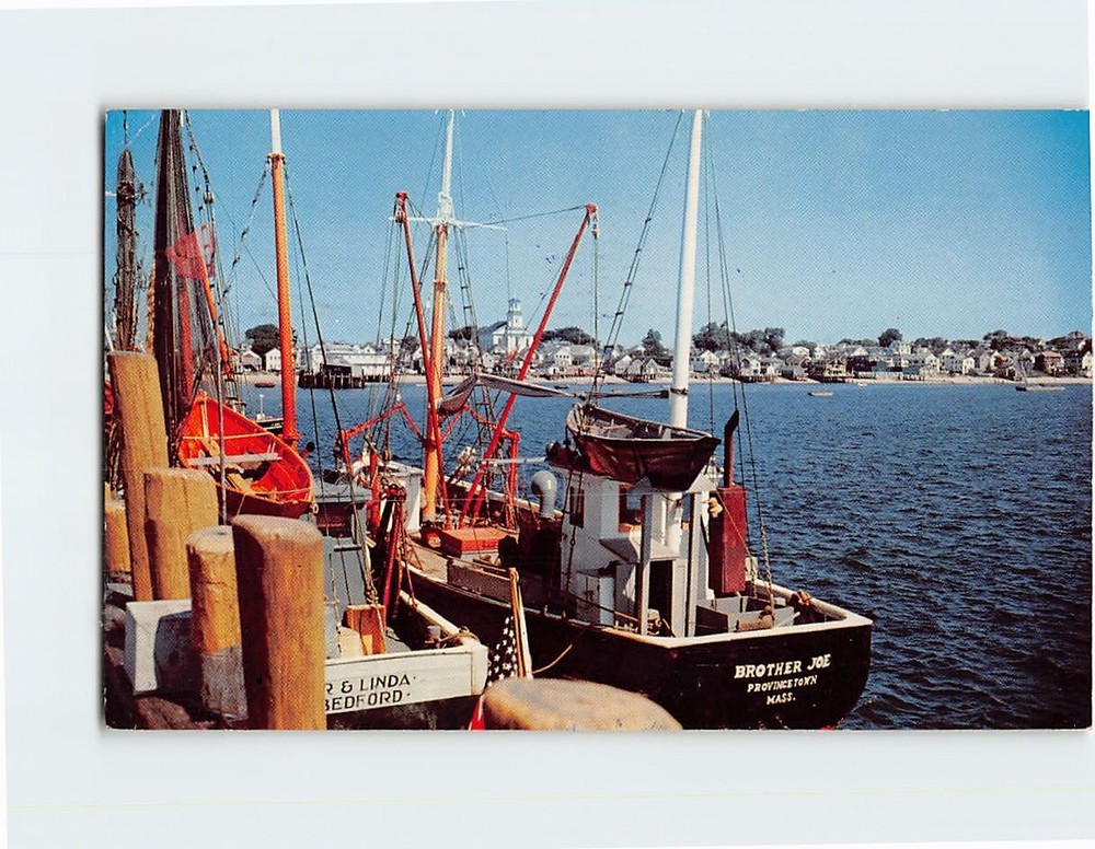 Postcard Provincetown Waterfront Provincetown Massachusetts USA