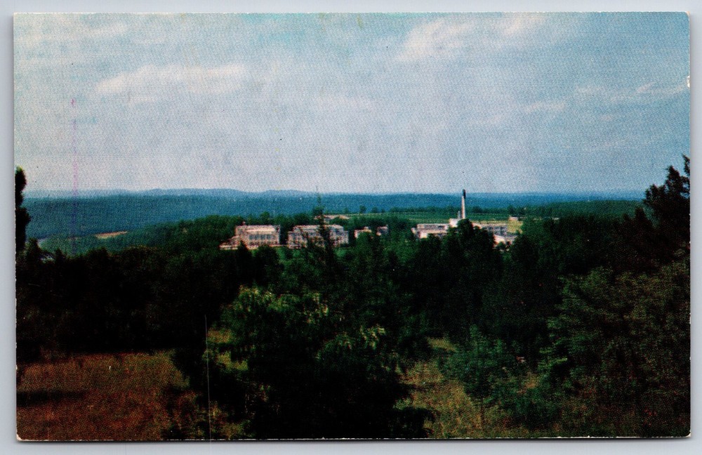 Point Lookout Missouri~Birds Eye View Of School Of The Ozarks~Vintage Postcard