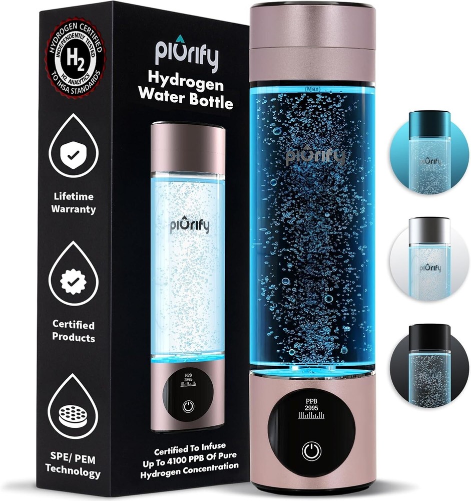 Portable Hydrogen Water Generator with OLED Display for Faster Athletic Recovery
