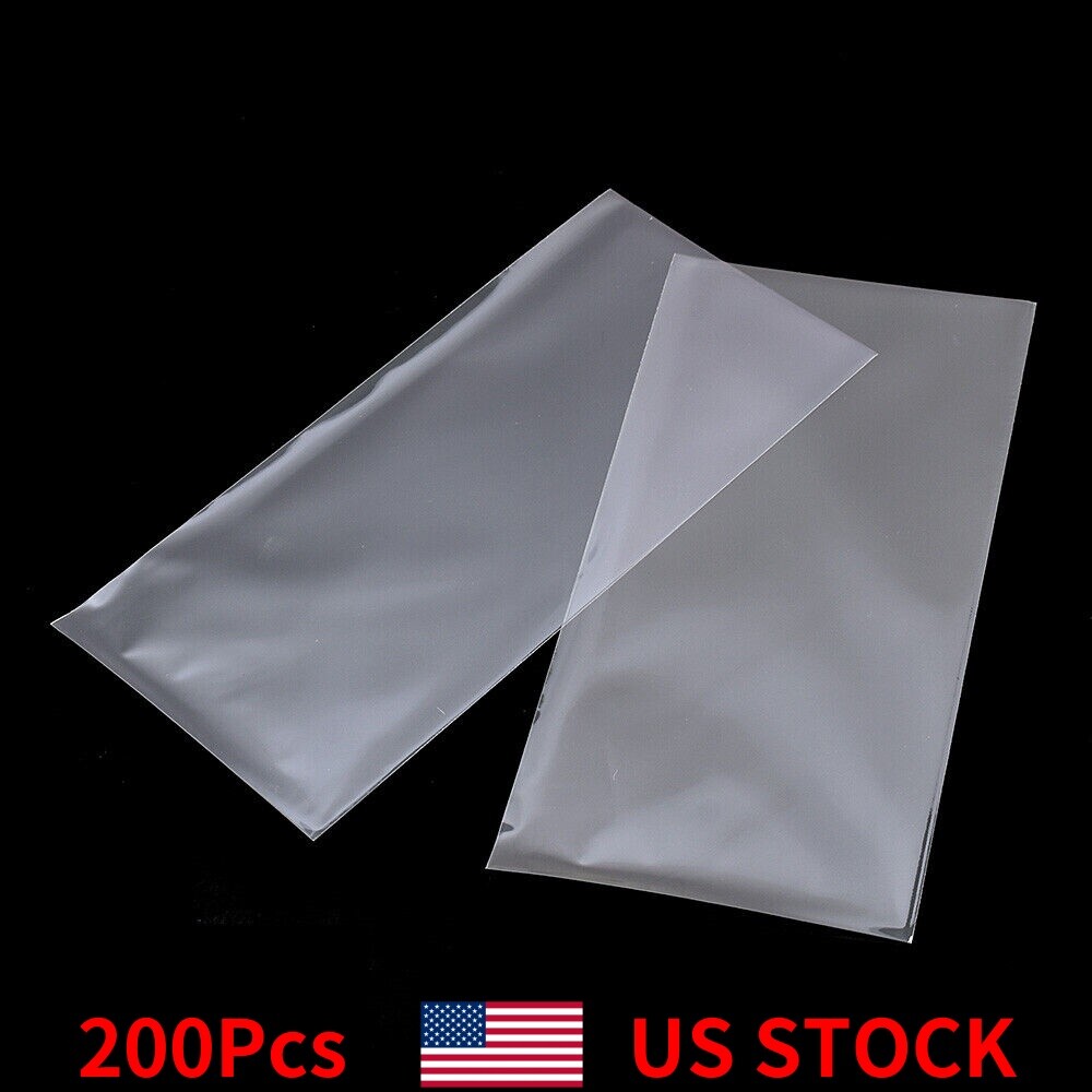 200x Paper Money Sleeve Banknote Storage Bag Pouch Display Collection Protector