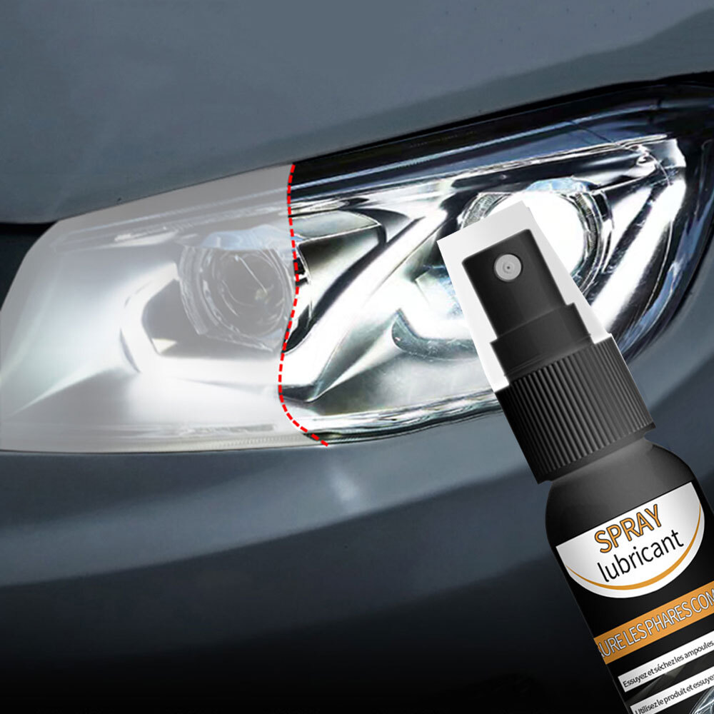 30ml Car Exterior Parts Headlight Repair Fluid w/ Sponge Tool Car Accessories