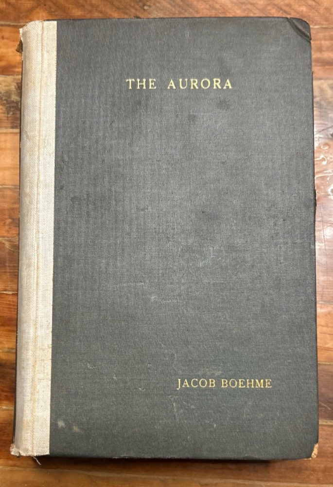 JACOB BOEHME 1914 edition of Aurora HANDWRITTEN NOTES