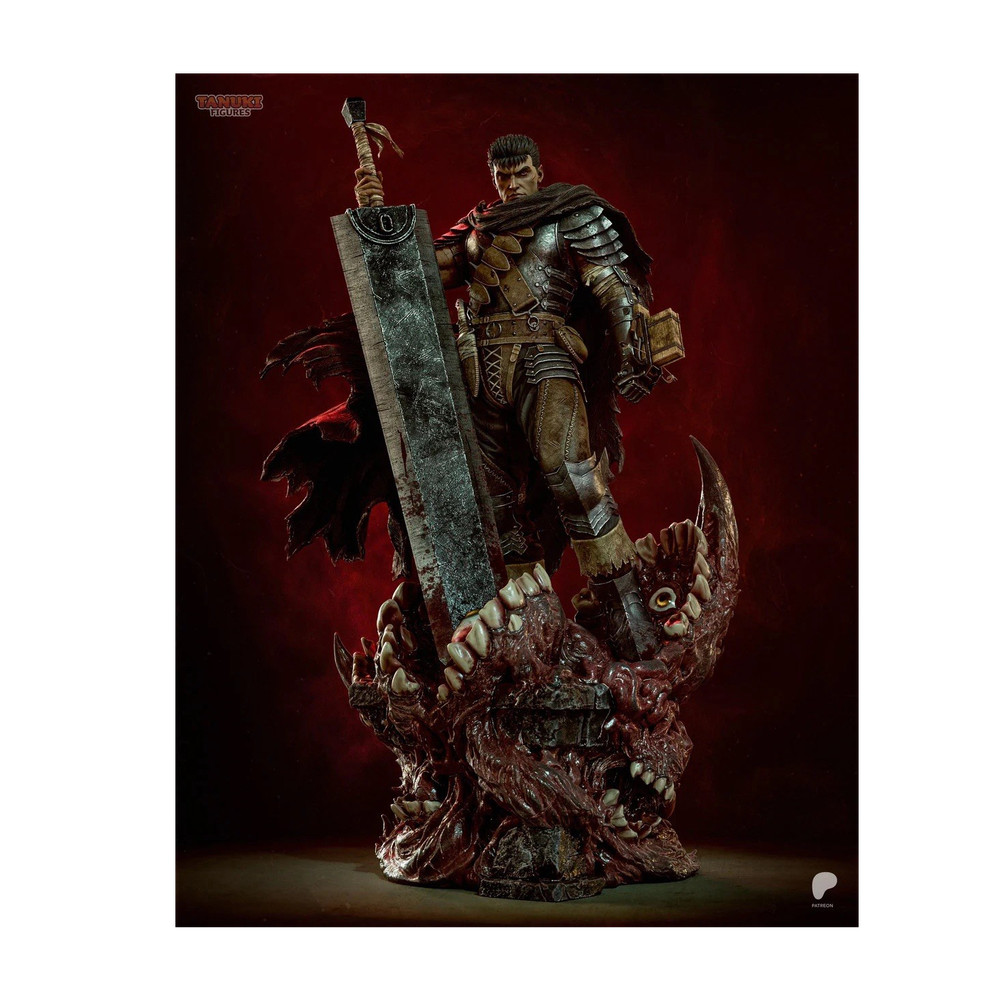 Hand Painted Guts Statue - Berserk - 1:10 Scale Resin Anime Figure