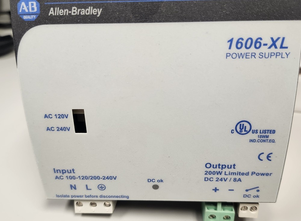 Allen-Bradley 1606-XLDNET8 SERIES A POWER SUPPLY 120/240