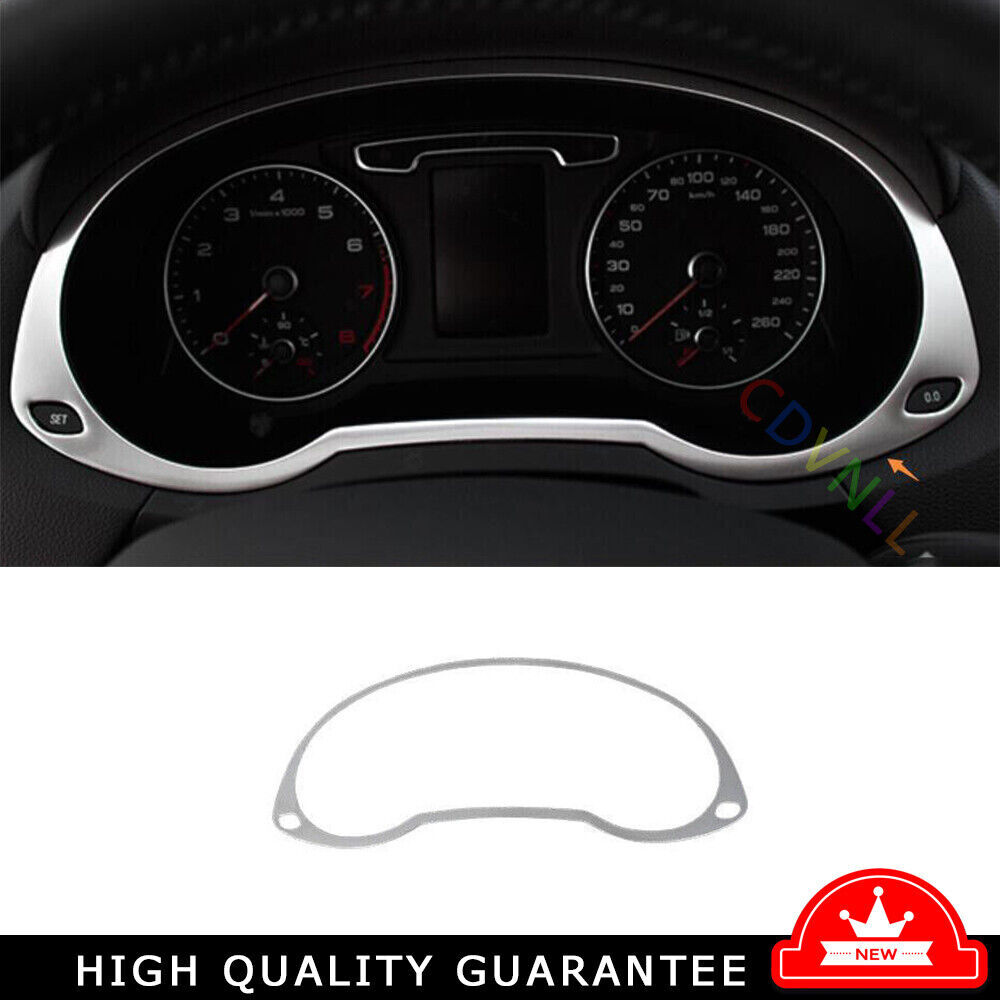 Dashboard Panel Frame Cover Trim 1PCS Fit For Audi Q3 2015-2018 Silver Titanium