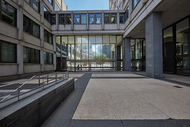 Boston Massachusetts John Fitzgerald Kennedy Federal Building Courtyard 2018