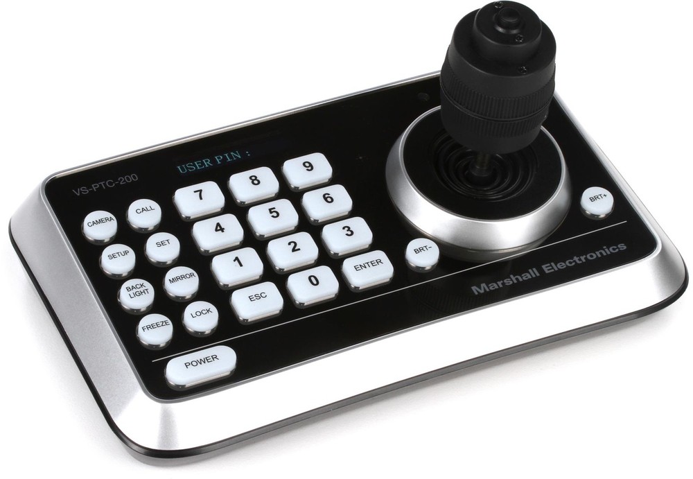 Marshall VS-PTC-200 Compact PTZ Camera Controller for Smooth Pan-Tilt-Zoom Operation  