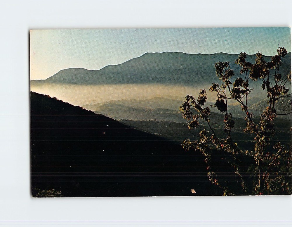 Postcard Mt. Cammerer At Sunrise Great Smoky Mountains National Park NC USA