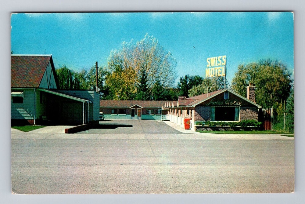 Montpelier ID-Idaho Swiss Motel Vintage Postcard