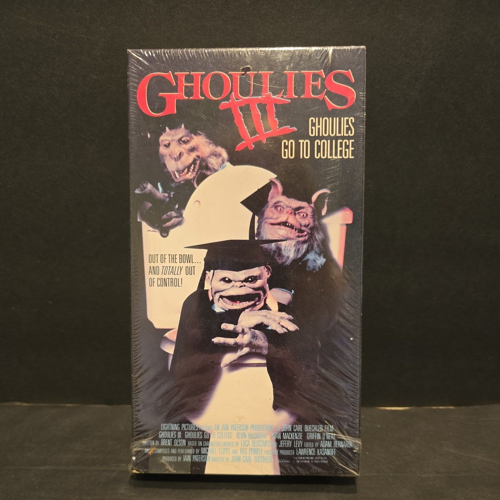 Ghoulies 1985 VHS Horror Movie  Treasures Rare 80's Vintage Rare Vestron (44)