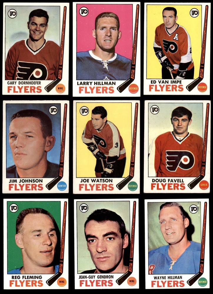 1969-70 Topps Philadelphia Flyers Near Team Set 5 - EX 4060883 (9 / 11 cards)