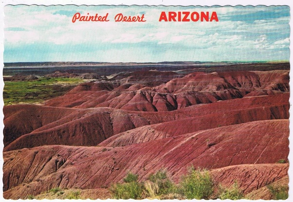 Arizona Postcard The Painted Desert Northern Arizona