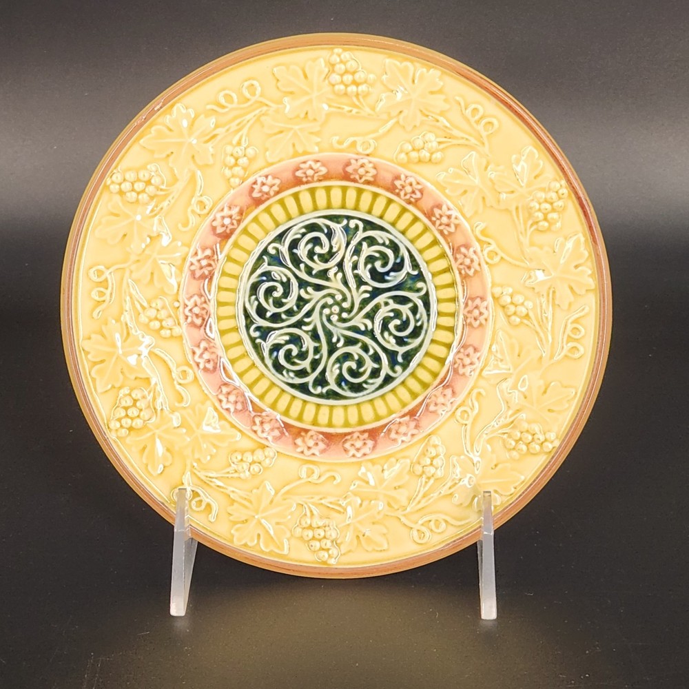 Vtg G. S. ZELL Germany Majolica 6.5