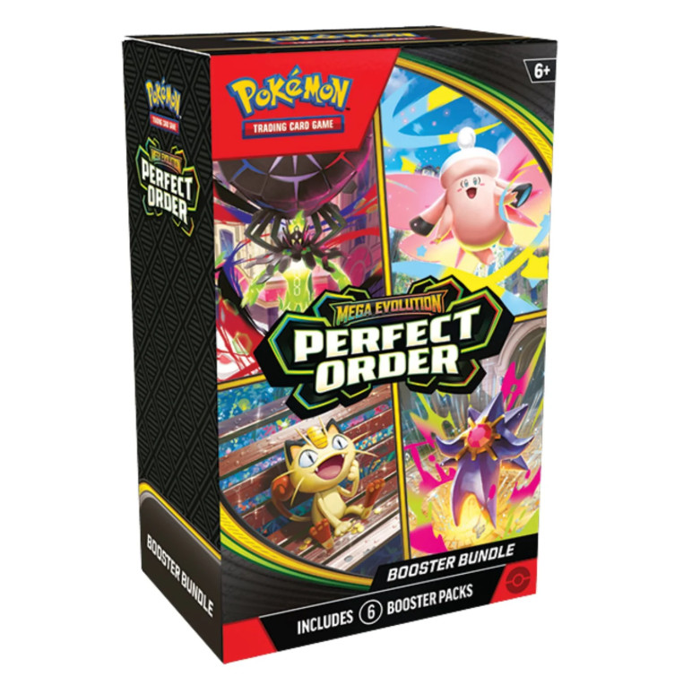 Pokémon TCG: Mega Evolution-Perfect Order Booster Bundle (6 Packs) New Sealed