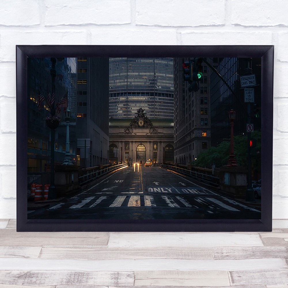 New York NYC USA United States America Street Wall Art Print