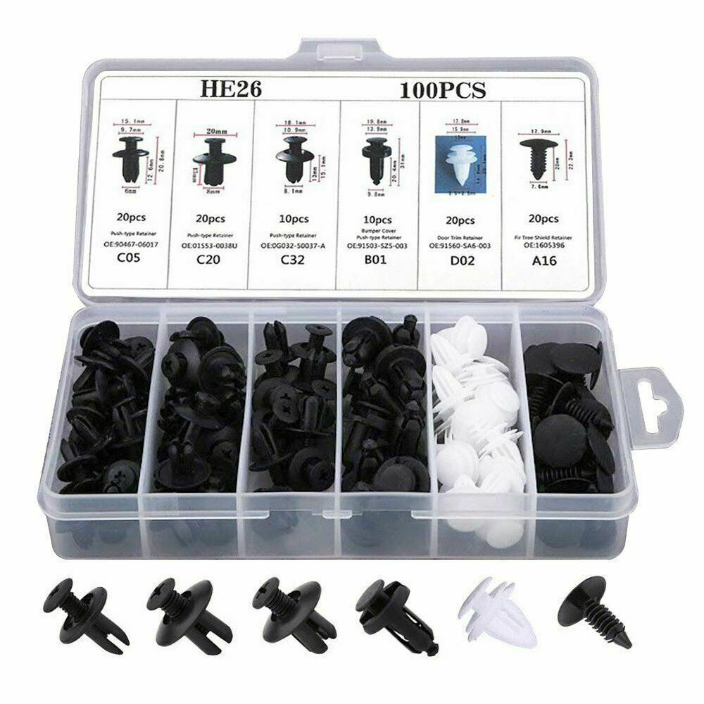 Previa 2007-2024 Bumper Fender Liner Push Retainer Clips Fastener