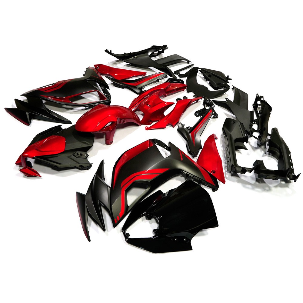 Red Black Fairing Kit Bodywork For Kawasaki Ninja 650 2020-2024 2021 2022 23 USA
