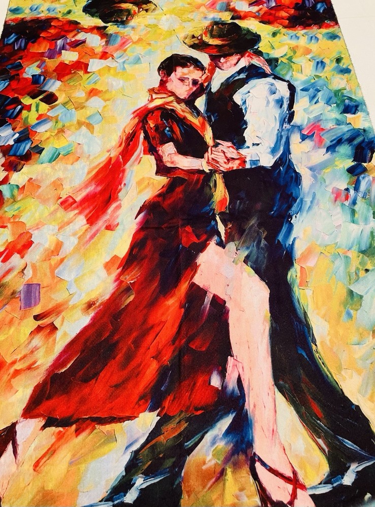 Cashmere Scarf Impressionist Painting Leonid Afremov Tango & Summer Bloom Images