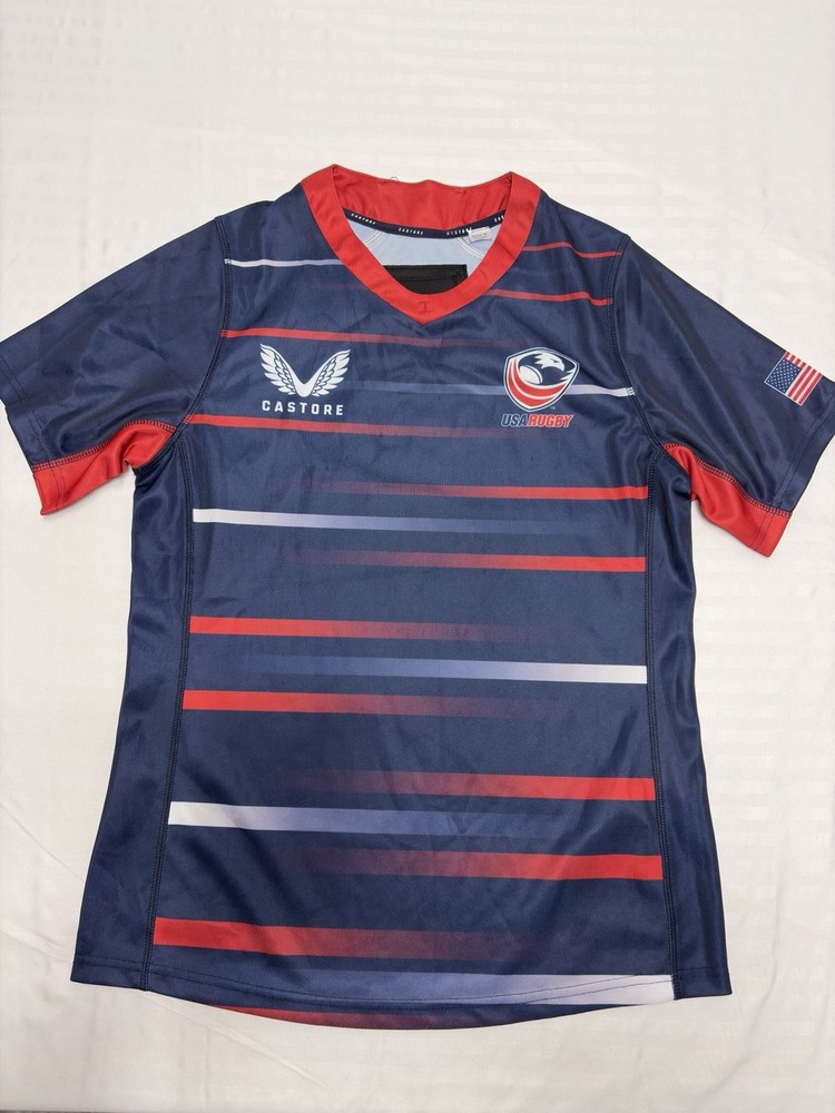 USA Rugby Team Issued Players Cut Jersey by Castore Pirelli Men’s Size Small