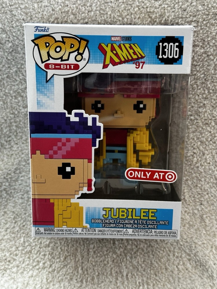 Funko Pop! 8-Bit X-Men 97 JUBILEE #1306 Bobblehead Target Exclusive Free Shippin