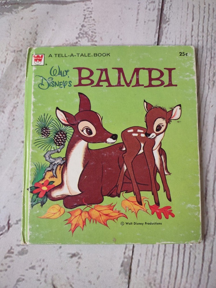 Walt Disney's Bambi / Whitman Tell-A-Tale / 1972 Hardcover
