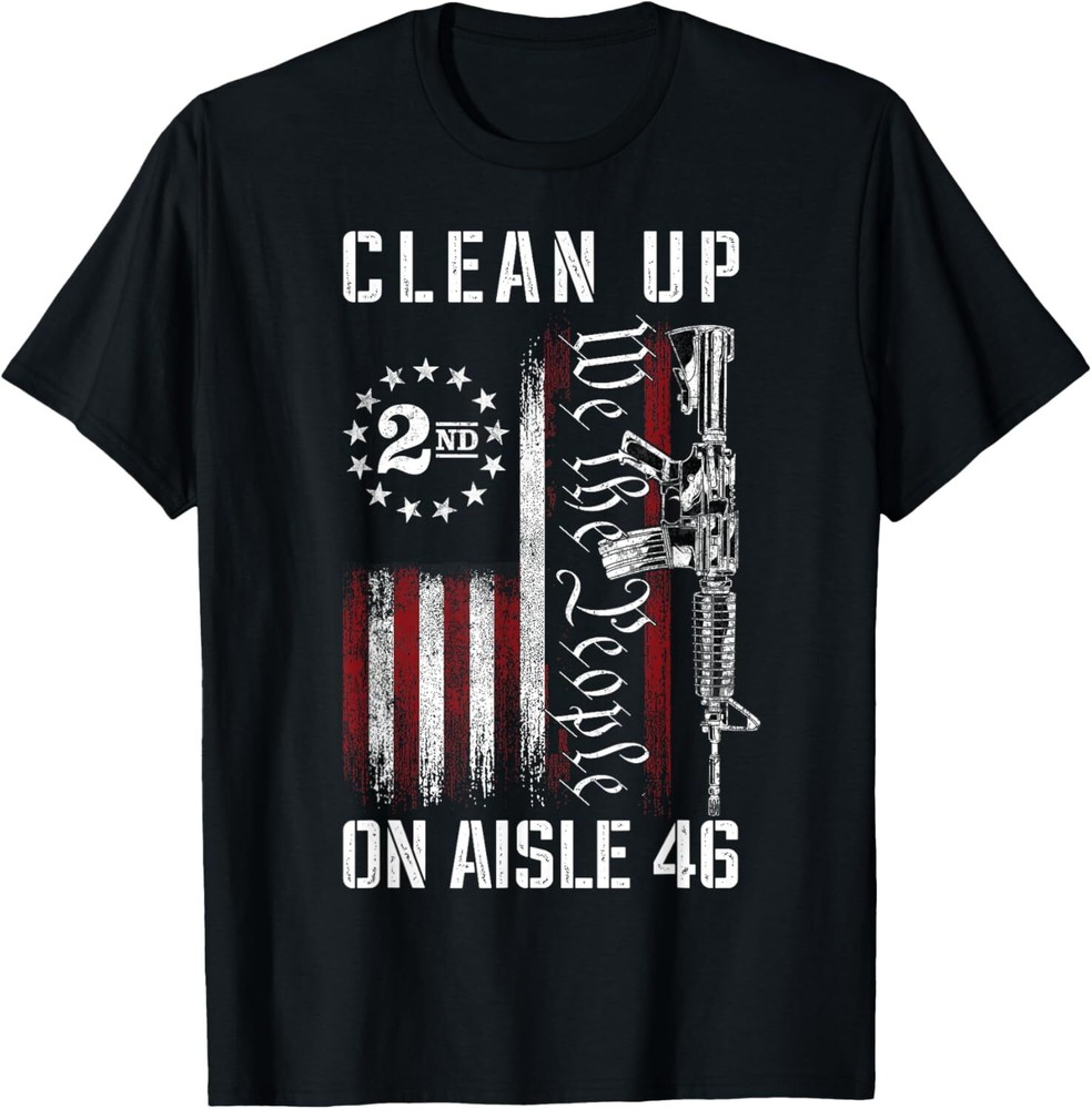 We The People American Flag AR-15 Patriotic T-Shirt Hoodie