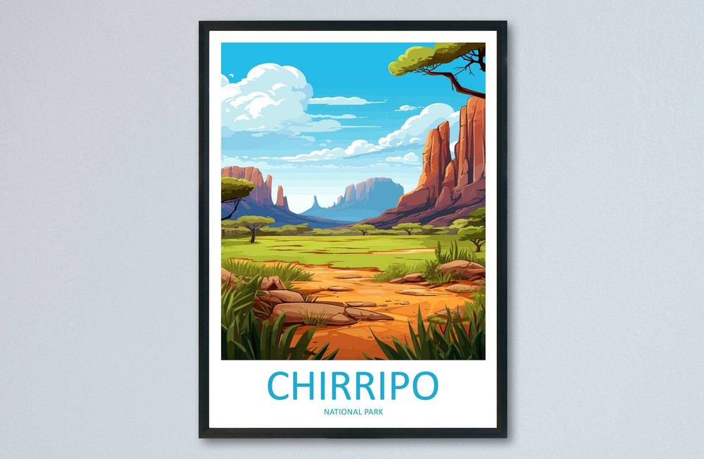 Chirripo National Park Travel Print Wall Art Chirripo Wall Hanging Home Dcor