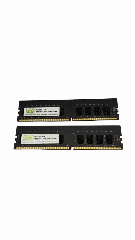 32GB KIT 2 X 16GB DDR4 PC4-2666 2Rx8 DESKTOP Memory RAM
