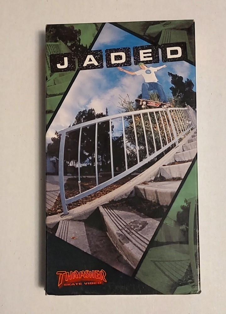 Vintage Thrasher Skate Video Jaded Skateboarding 2002 VHS