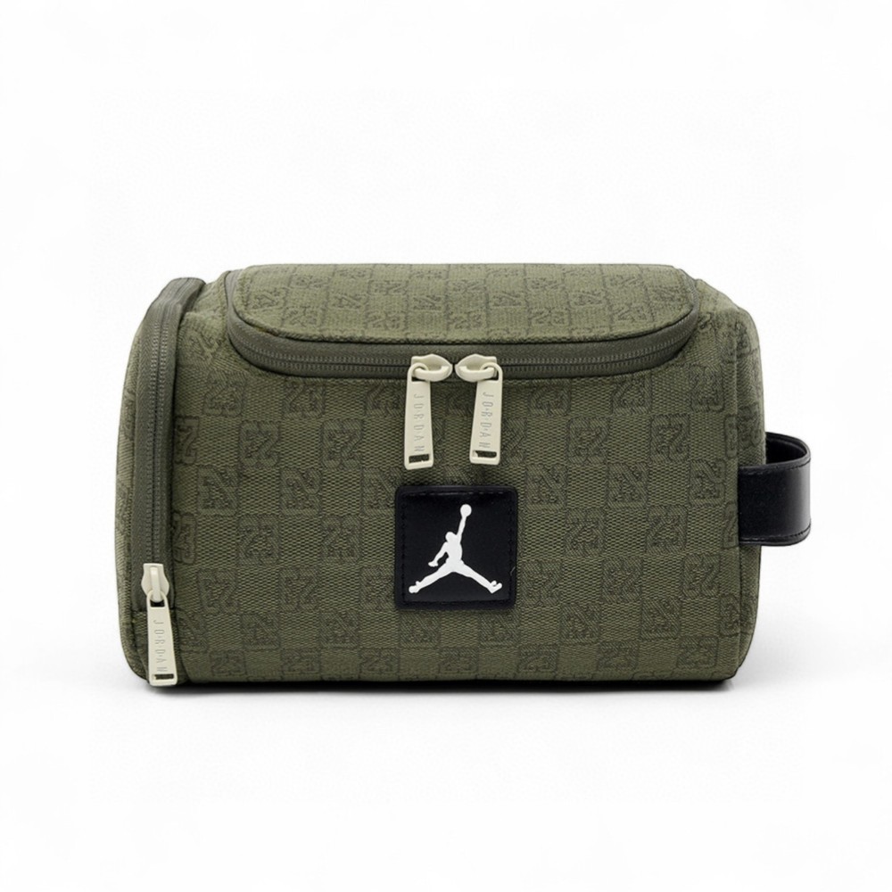 Air Jordan Monogram Jacquard Dopp Kit 5.9L Luxury Travel Toiletry Bag