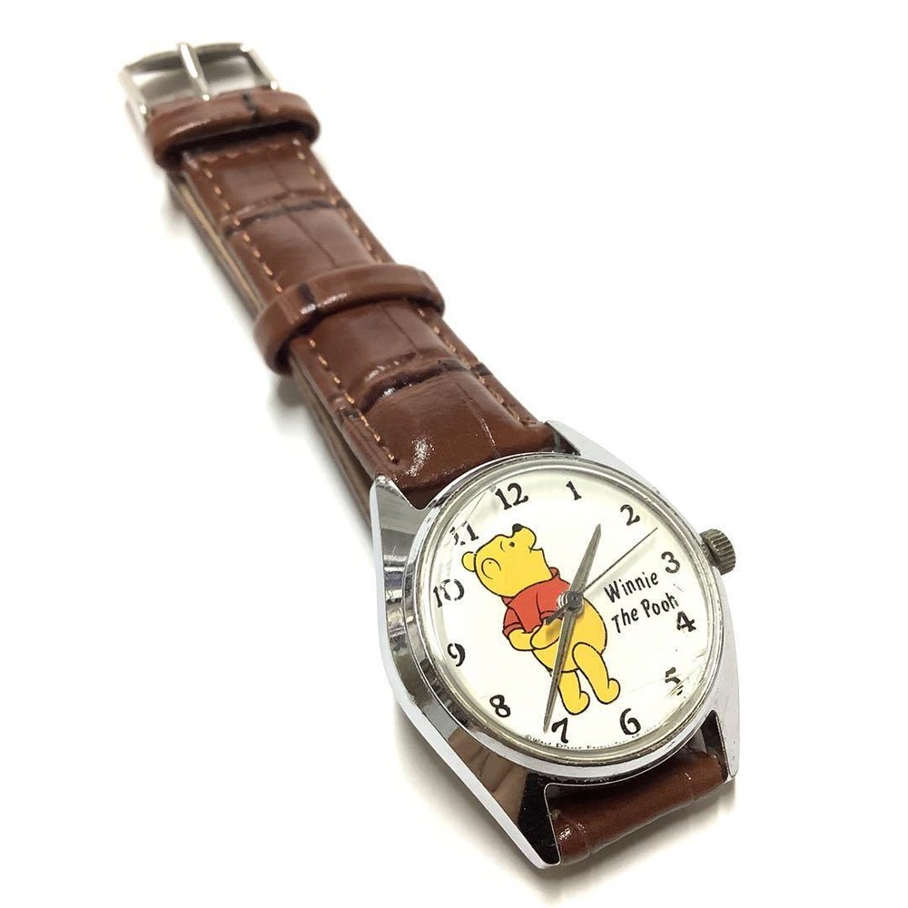 Showa retro vintage Seiko made in Japan Winnie the Pooh hand-wound watch #c19f1f