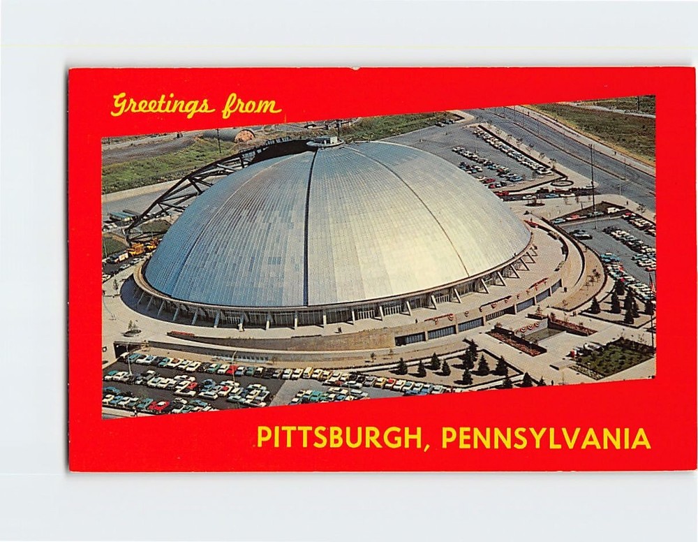 Postcard Public Auditorium Pittsburgh Pennsylvania USA