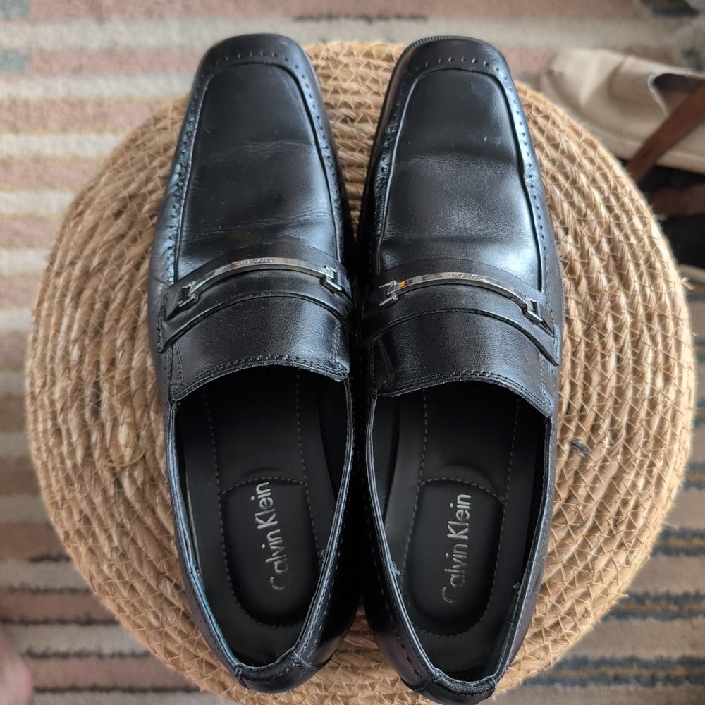Calvin Klein Garner Men's Size 8M Black Slip On Loafer