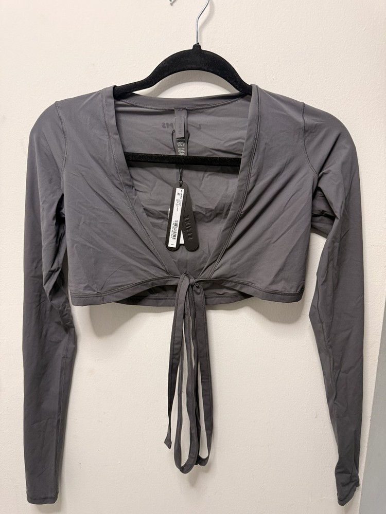NWT-NikeSKIMS Weightless Layers Women's Long-Sleeve Wrap Top LS-LSL-9850W