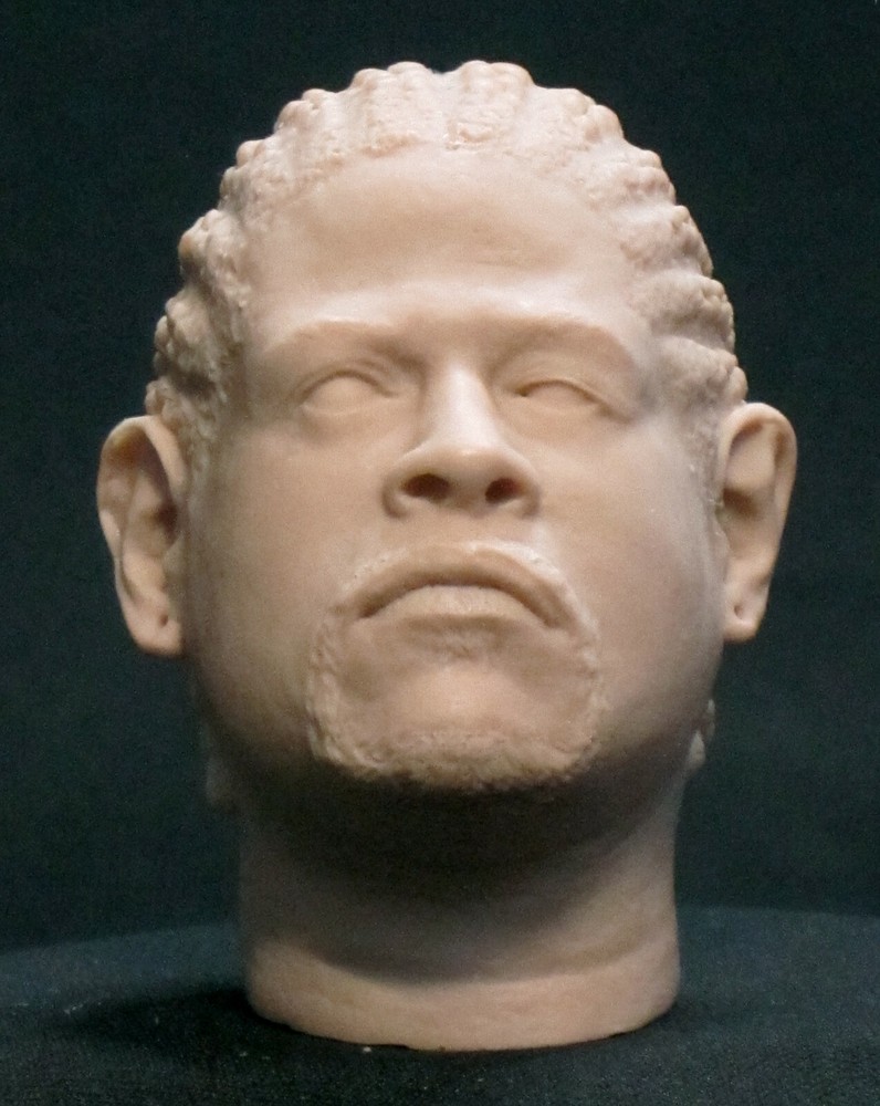 A-72 Forest Whitaker- Ghost Dog-The Way of the Samurai HEAD SCULPTURE 1/6 scale