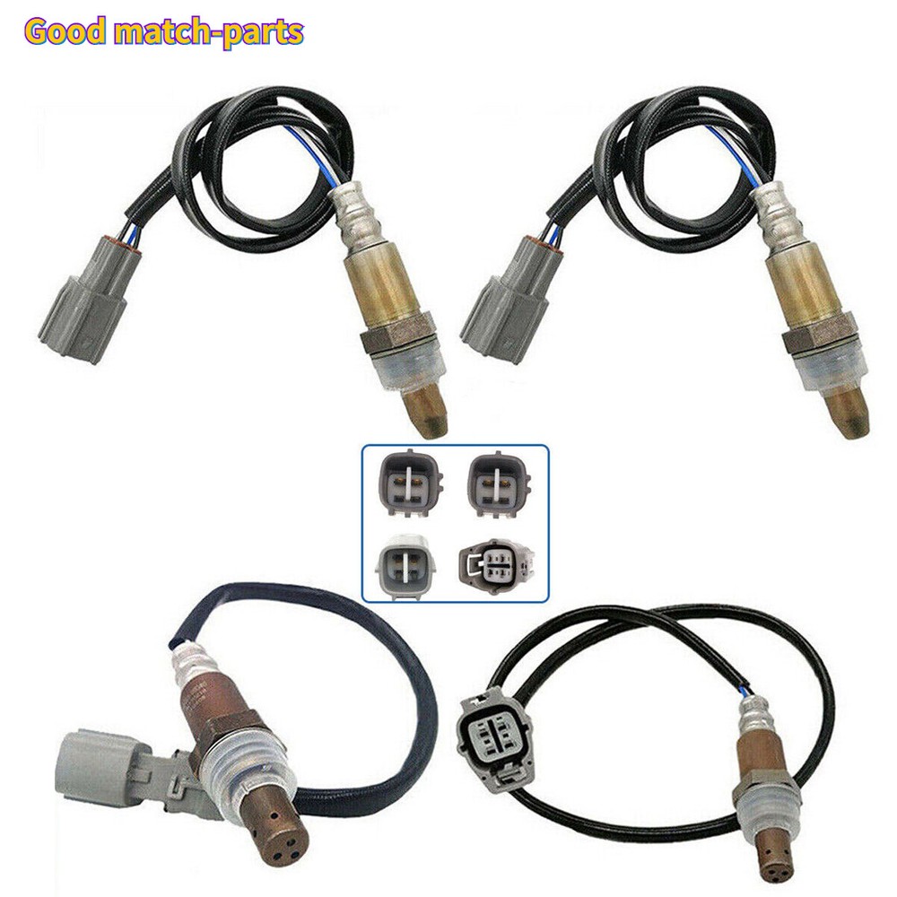 4pcs Up+Downstream Oxygen O2 Sensors For For Toyota 2008-2019 Highlander 3.5L V6