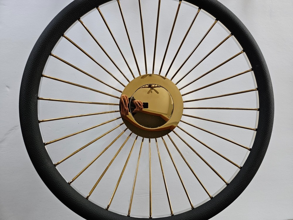 SPOKE STEERING WHEEL GOLD WIRE 15