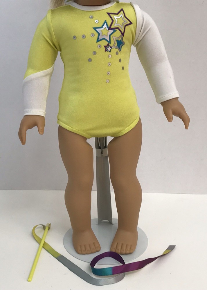 American Girl Doll McKenna Yellow Leotard Performance Outfit *NO DOLL*