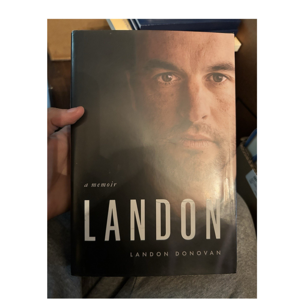 Landon Donovan Landon Hardcover Memoir Soccer Nonfiction Dust Jacket