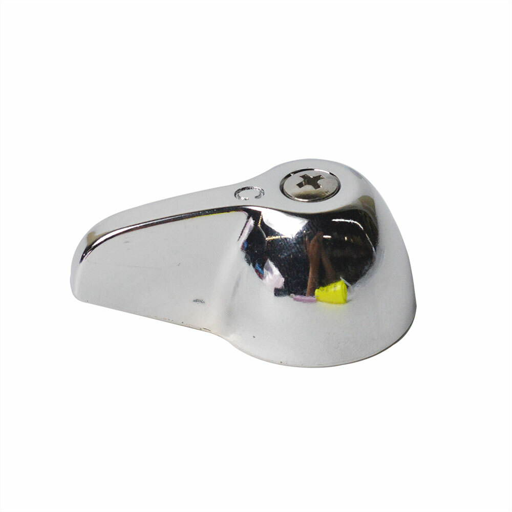 Price Pfister Small Canopy Tub Shower Faucet Handle - Chrome Metal - COLD