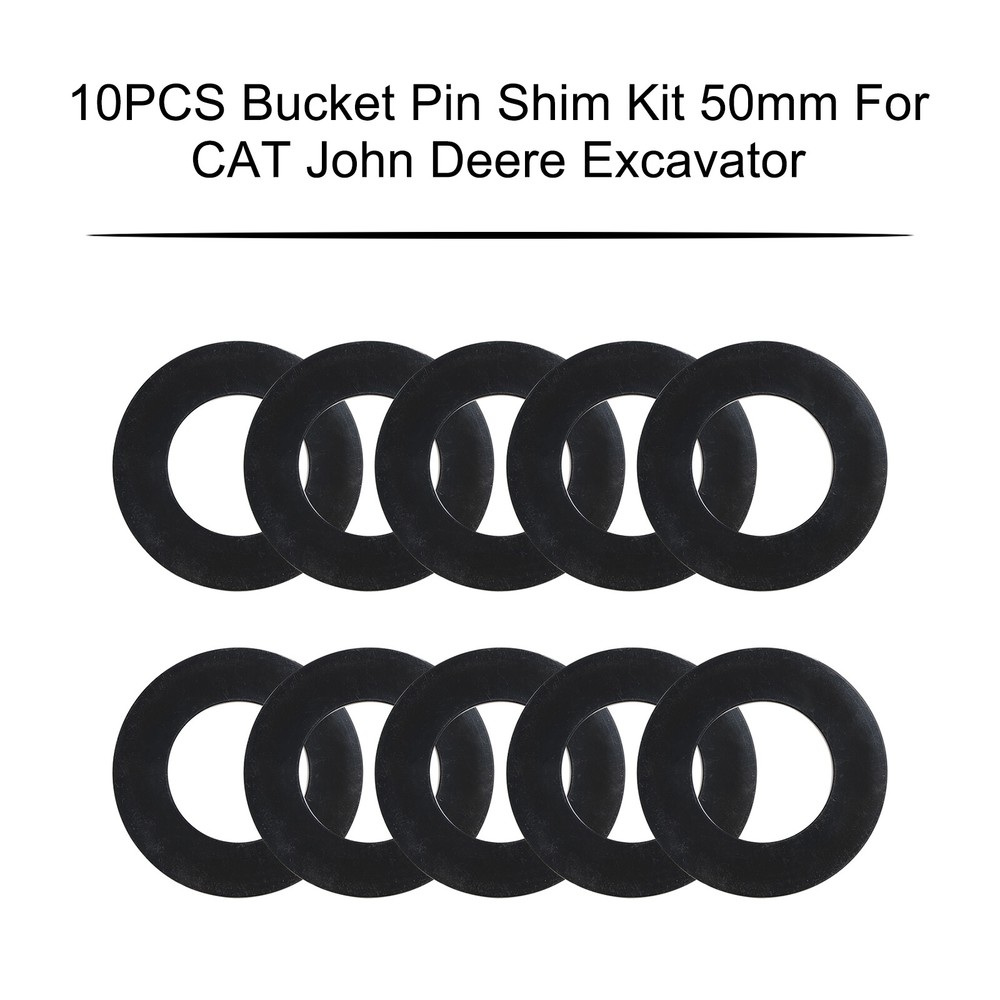 50MM Excavator Bucket Pin Shims Kit For Skid Steer Cat Bobcat John Deere