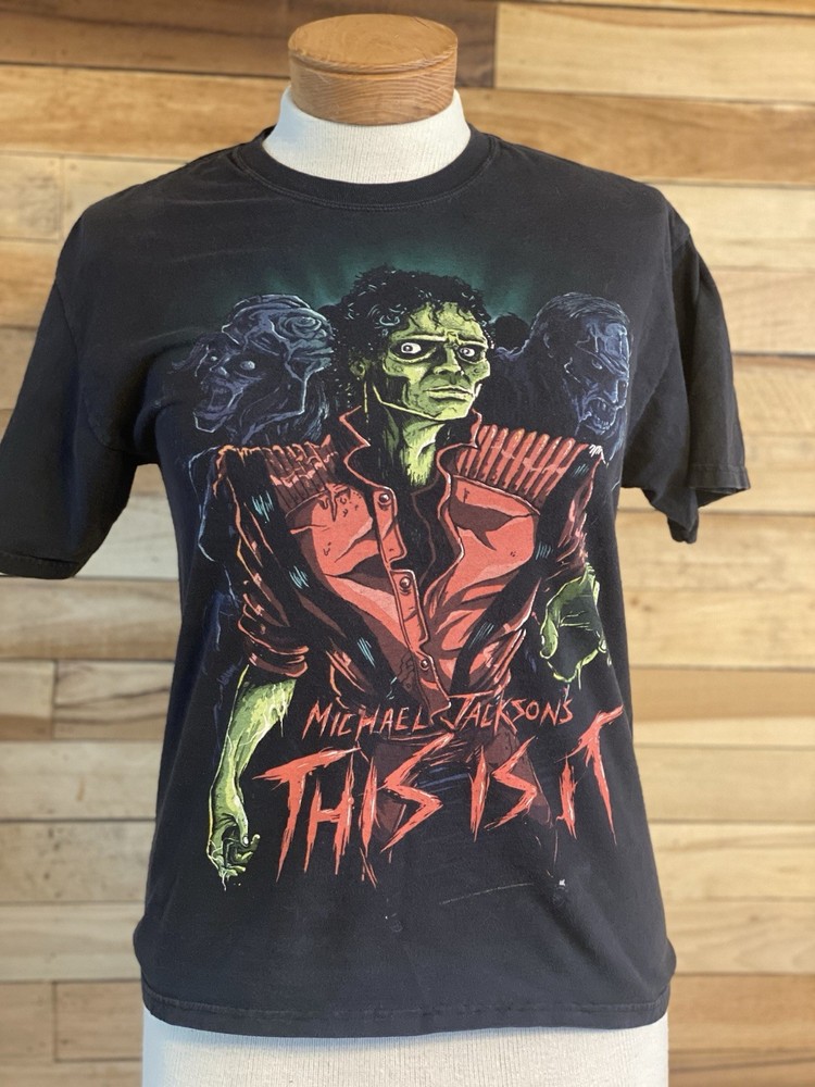 VTG Michael Jackson This Is It 2009 Thriller Zombie Shirt ORIGINAL Size Medium