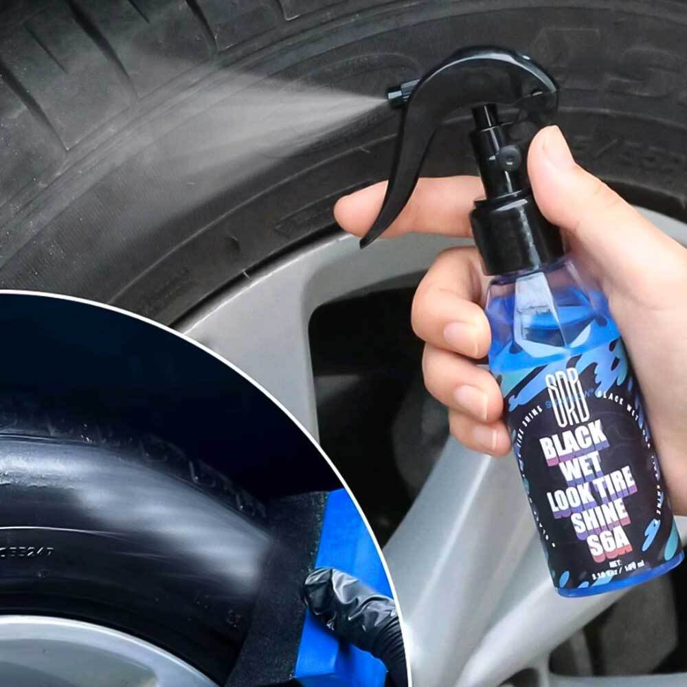 Truck Car Tire Dressing Spray Rubber Wheel Restore Coating Agent Tool Universal