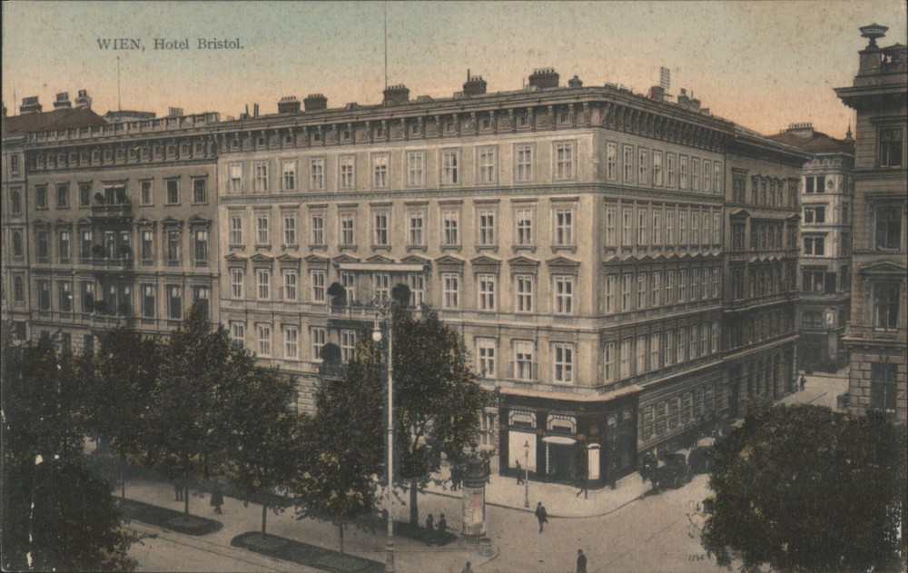Austria Vienna Hotel Bristol,Wien W. D. Original Vintage Postcard