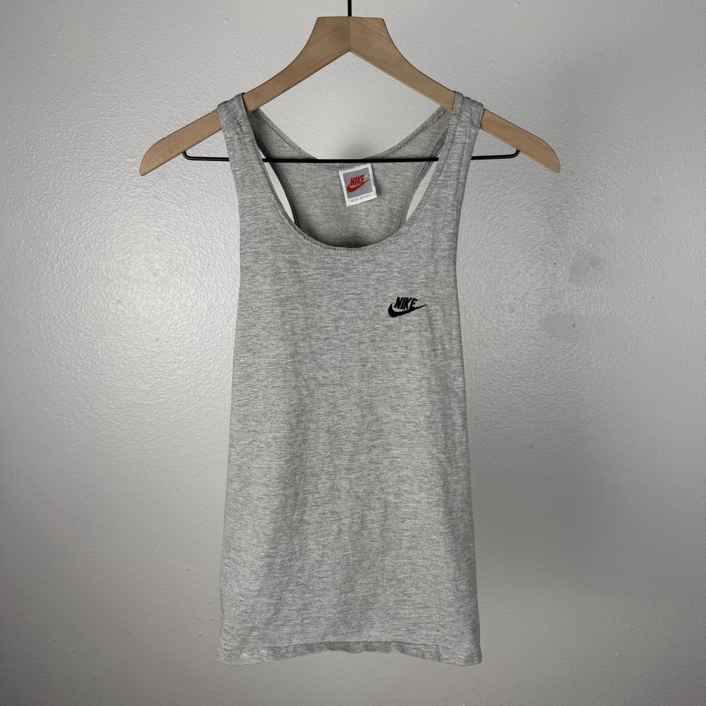 Vintage 90’s Nike Embroidered Swoosh USA Women’s Muscle Tank Top Size Medium