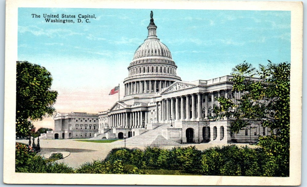 Postcard - The United States Capitol, Washington, District of Columbia