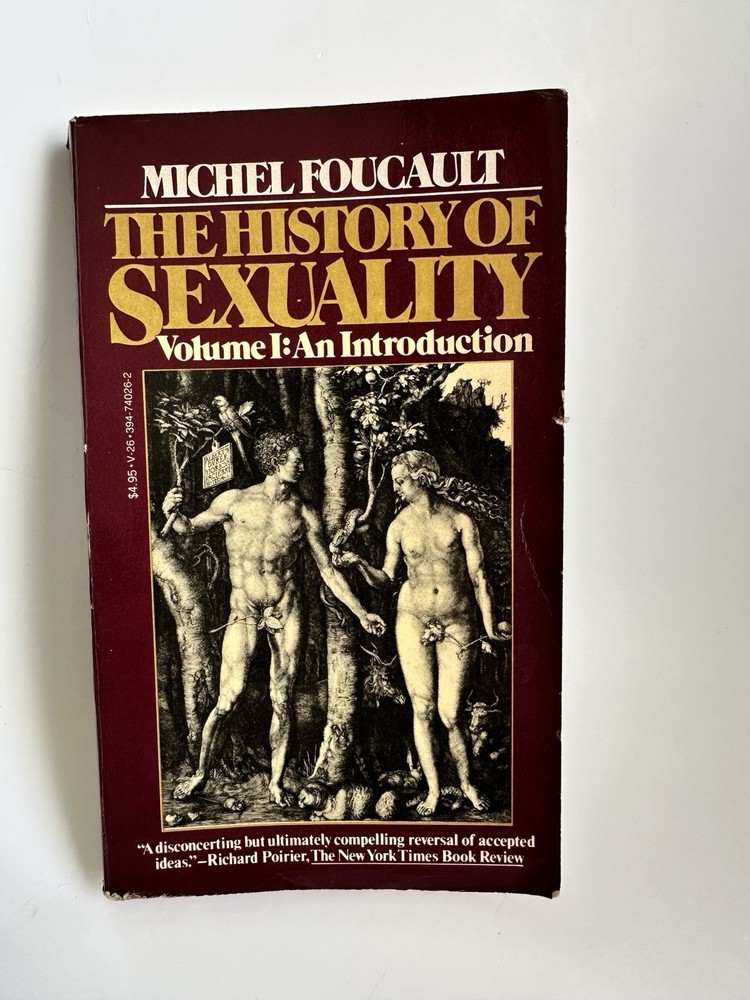 The History of Sexuality Volume I Michel Foucault Vintage Books Paperback