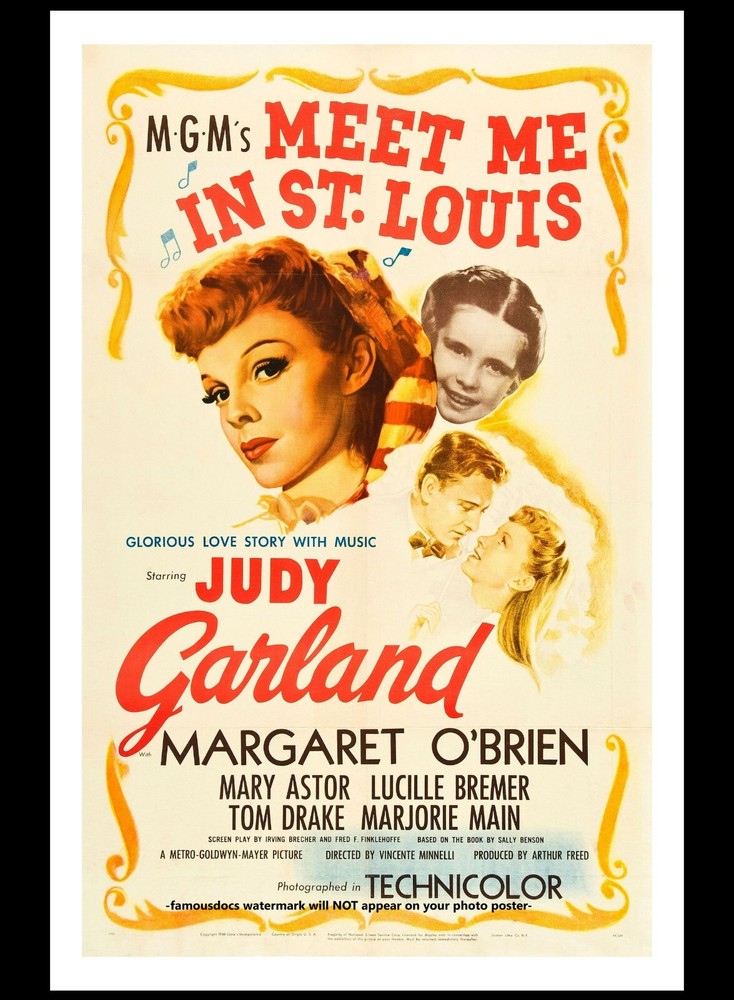 11x17 Meet Me in St Louis Movie Poster PHOTO Art Print 1944 Judy Garland