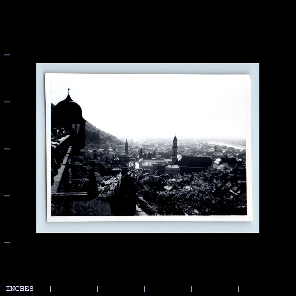 Old Vintage Photo HEIDELBERG CASTLE GERMANY LANDSCAPE