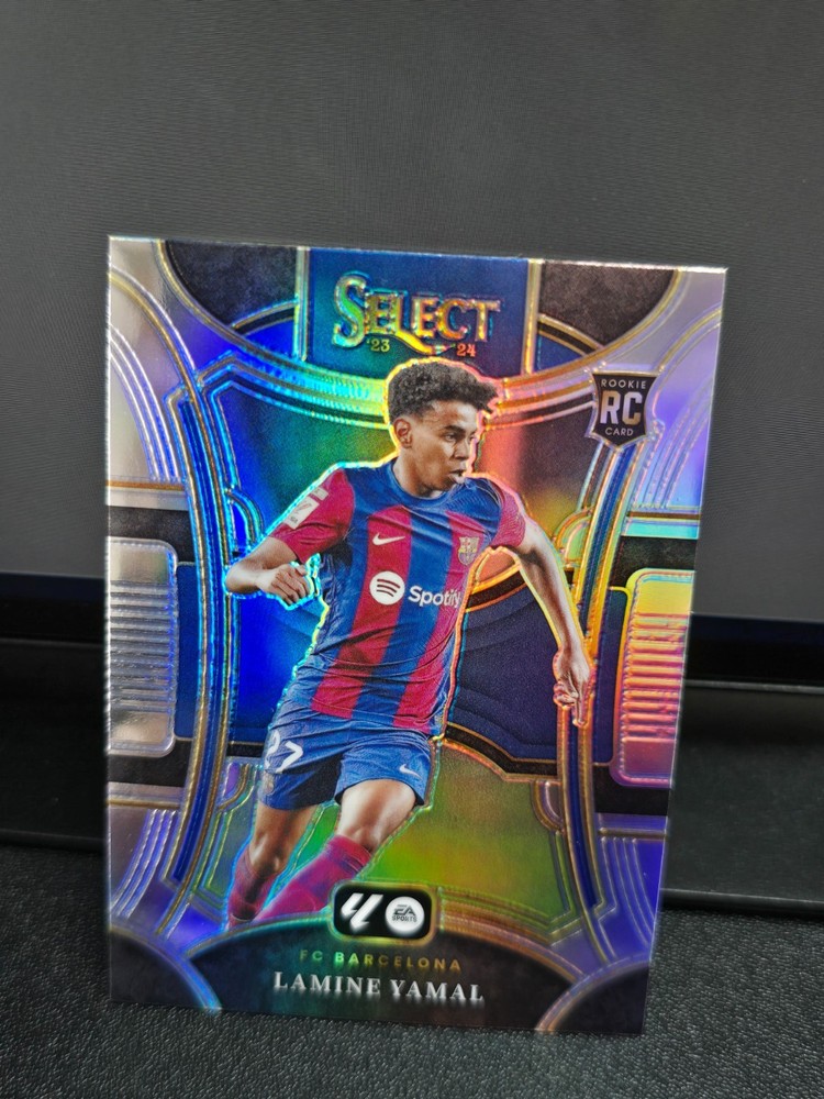 2023-24 Panini Select La Liga soccer Mezzanine-RC Lamine Yamal-silver prizm